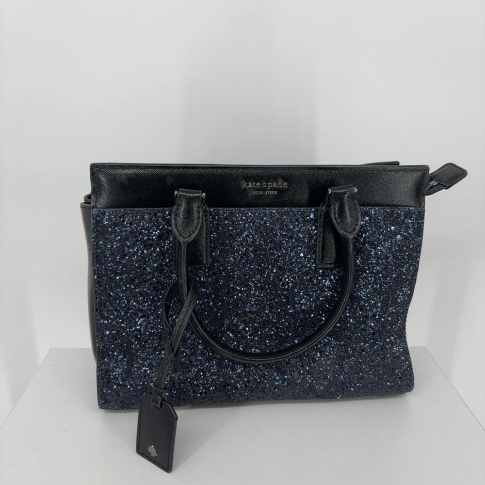 kate spade Navy Glitter bag